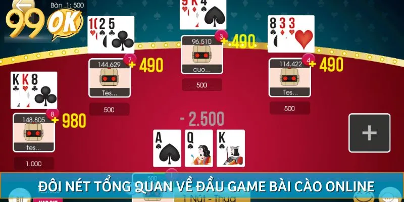 Bài Cào Online sử dụng bộ bài Tây 52 lá để tìm ra người thắng thua