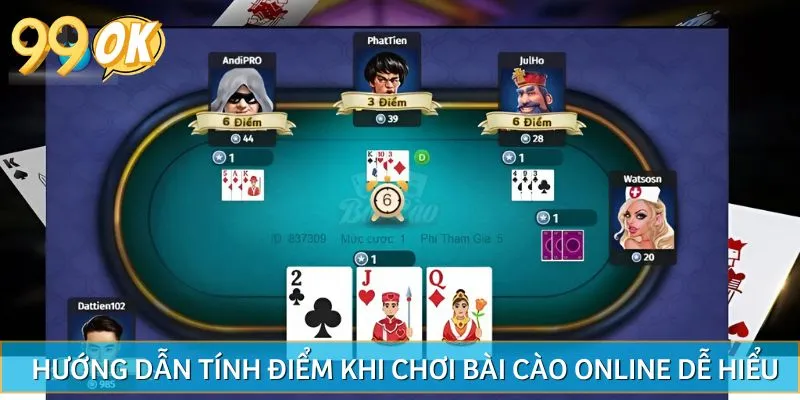 Hiểu rõ cách tính điểm khi chơi Bài Cào Online