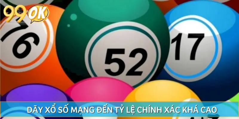 Dãy xổ số mạng đến tỷ lệ chính xác khá cao