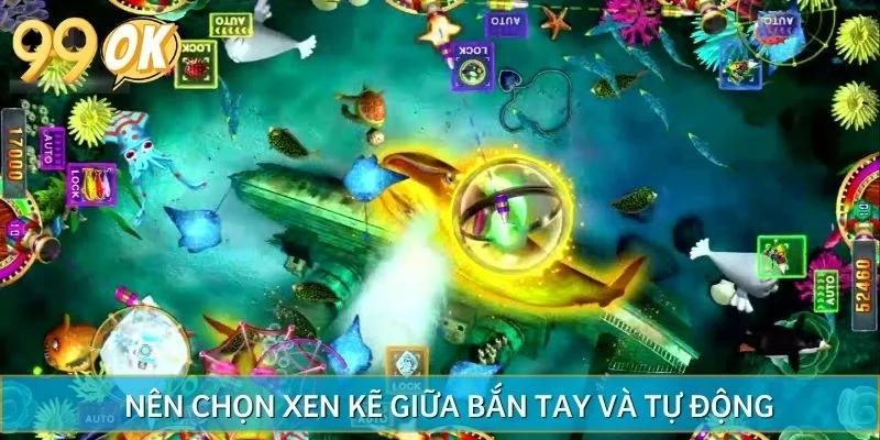 Nên dùng xen kẽ giữa bắn tay và tự động