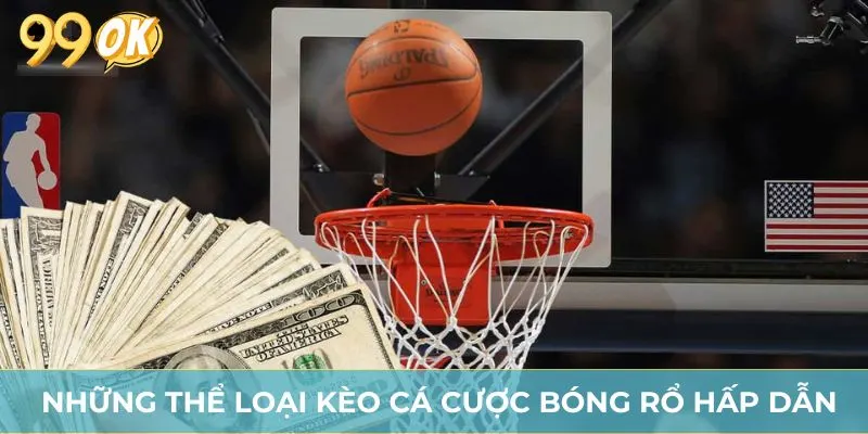 Những thể loại kèo cá cược bóng rổ hấp dẫn
