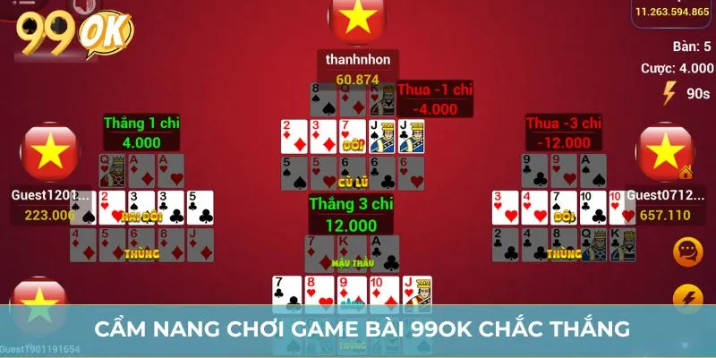 Cẩm nang chơi game bài 99OK chắc thắng